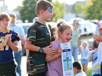 Children with face painting
