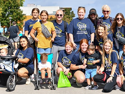 Group of people smiling
