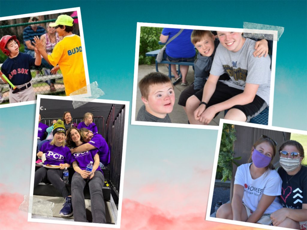 Photos of groups of people of various backgrounds.